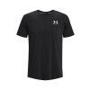 Remera Under Armour HEAVYWEIGHT SS de Hombre - 1373997-001 Negro-blanco