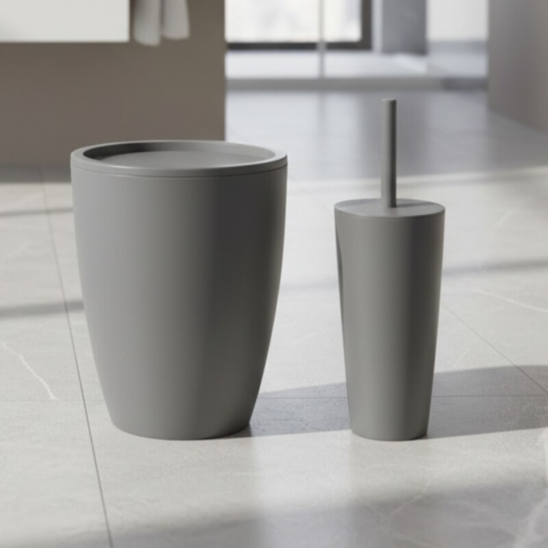 Set de baño 2 piezas Pure GRIS