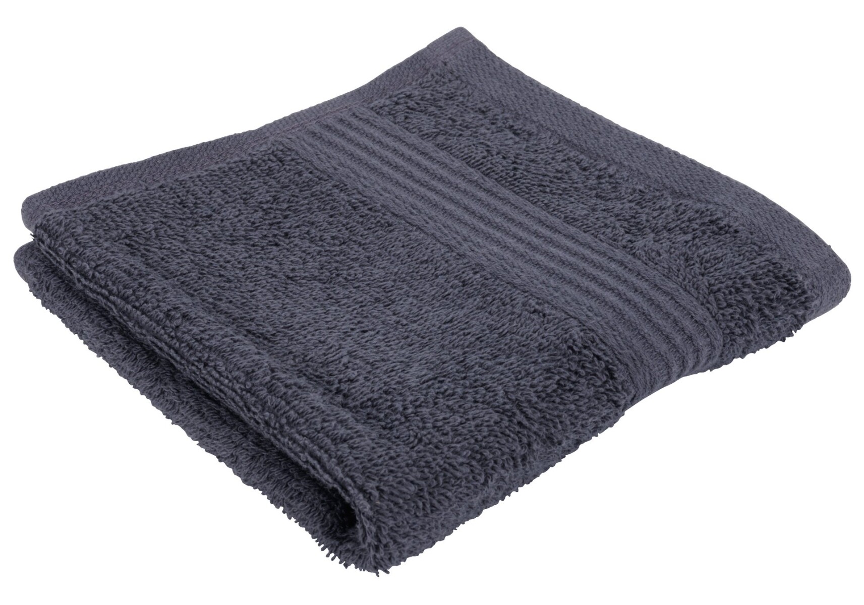 Toalla tocador KARLSTAD 28x30 gris osc 