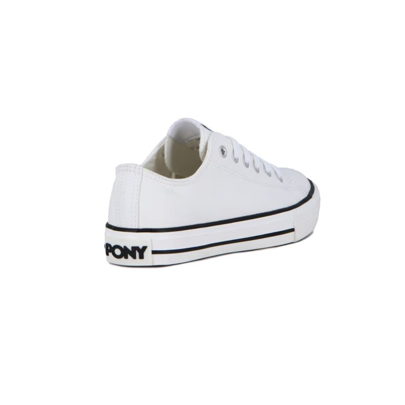 Championes Pony Fifth Ave Mujer Casual Urbano Blanco