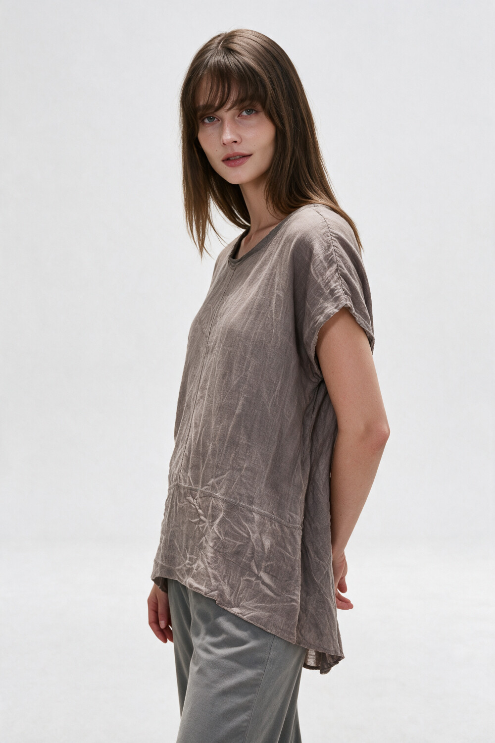 Blusa Marixa Taupe Claro
