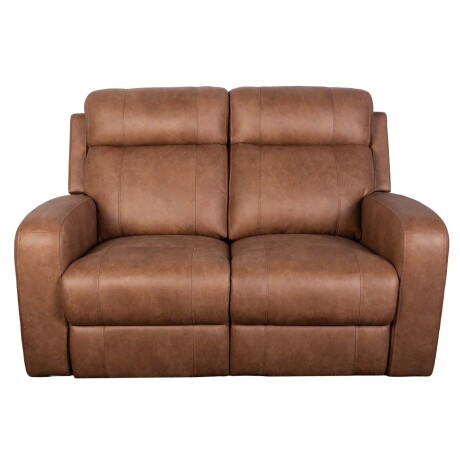 RECLINER MANUAL 2 CUERPOS TELA MARRON HAMILTON CAMEL