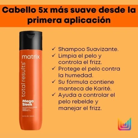 Shampoo Matrix Mega Sleek Anti Frizz 300ml Shampoo Matrix Mega Sleek Anti Frizz 300ml