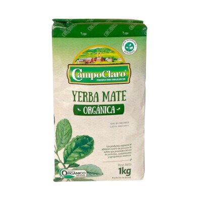 Yerba orgánica Campo Claro 1kg Yerba Campo Claro Organica 1kg