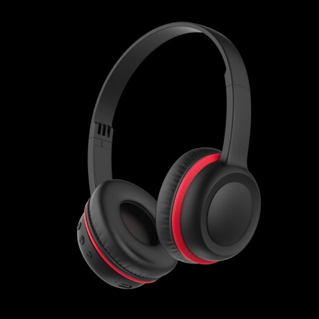 Auricular Bluetooth Gorsun E63 Para Niños Universo Binario NEGRO-ROJO