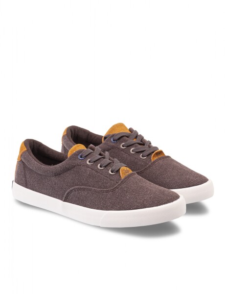 CHAMPION DE TELA CON CORDONES Gris