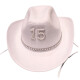 Sombrero Cowboy N°15 BLANCO