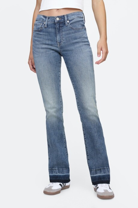 Jean Baby Boot Mujer Medium Wash