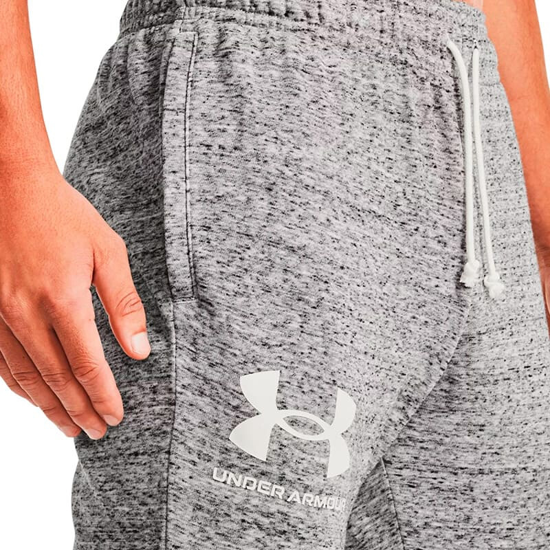 Pantalón Under Armour Terry Jogger de Hombre - 642-112022 Blanco