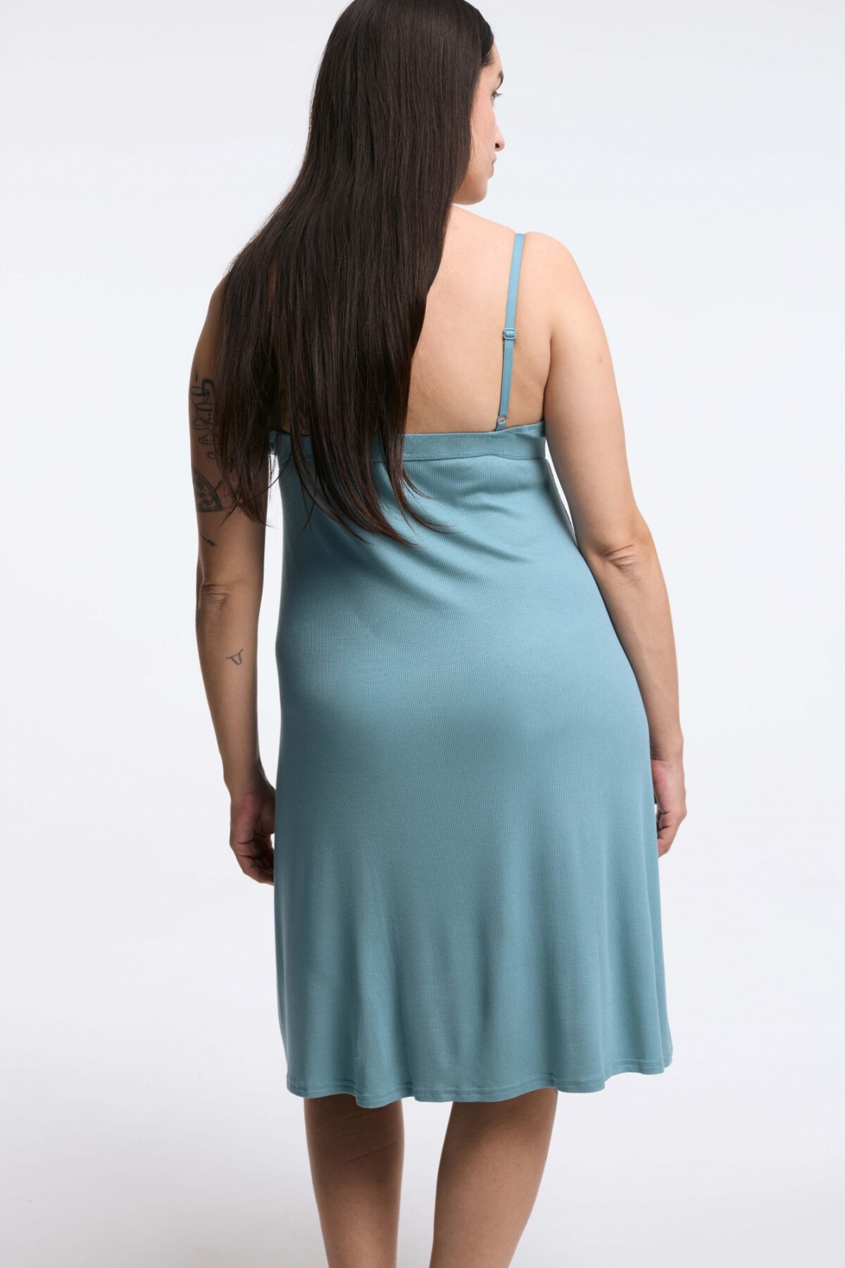 Camisón Maternal Gema Azul