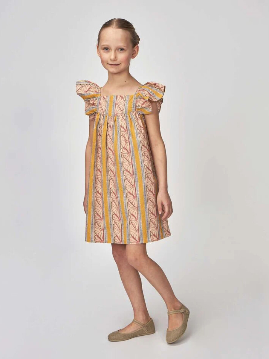 Vestido Estampado Etnico Piedra
