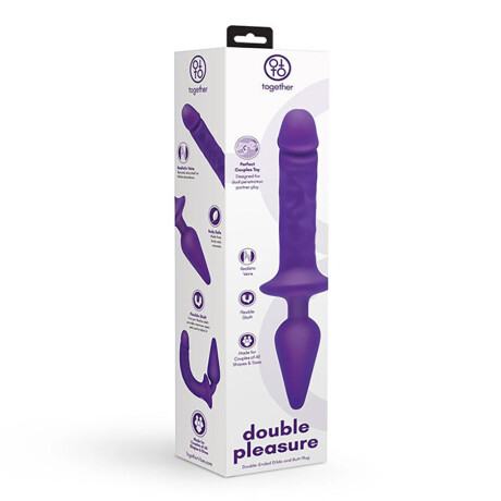 Dildo y Plug Anal Together Double Pleasure Dildo y Plug Anal Together Double Pleasure
