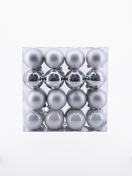 CHIRIMBOLOS SET 32 PCS PLATEADO