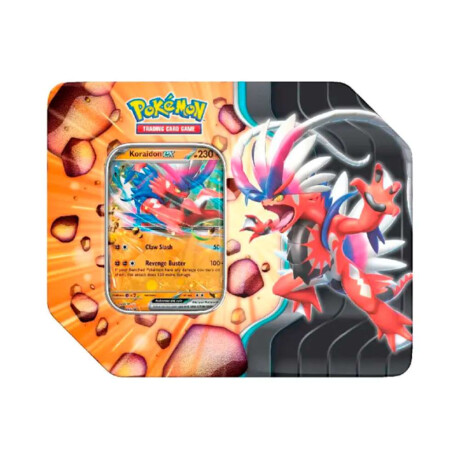 Pokémon Slahing Legends Tin Koraidon EX Inglés