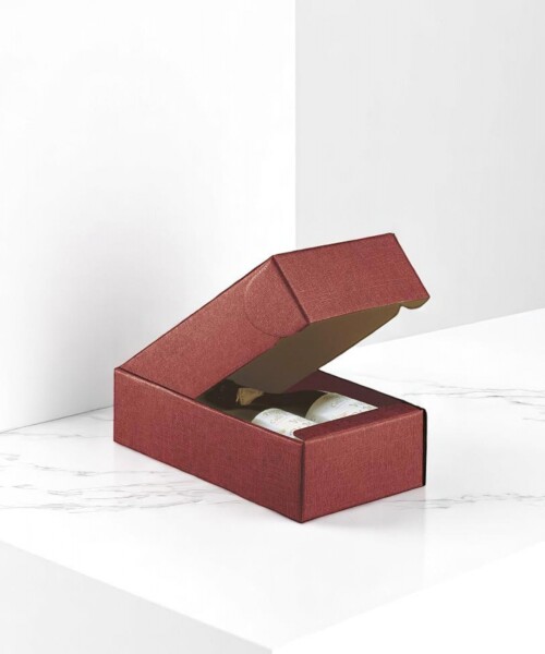 Caja rígida 2 botellas 34x18,5x9 - 4162 - SETA BORDEAUX Caja rígida 2 botellas 34x18,5x9 - 4162 - SETA BORDEAUX