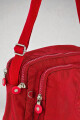 Morral con bolsillos Rojo