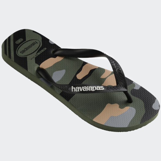 Ojotas Havaianas Top Camu Verde