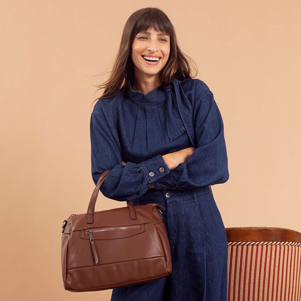 Cartera Estrella - Chocolate 