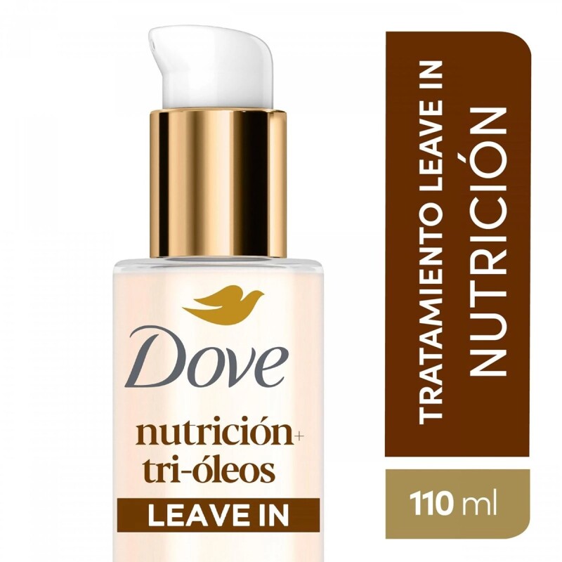 Tratamiento Leave In Dove Nutrición + Tri Oleos 110 Ml. Tratamiento Leave In Dove Nutrición + Tri Oleos 110 Ml.