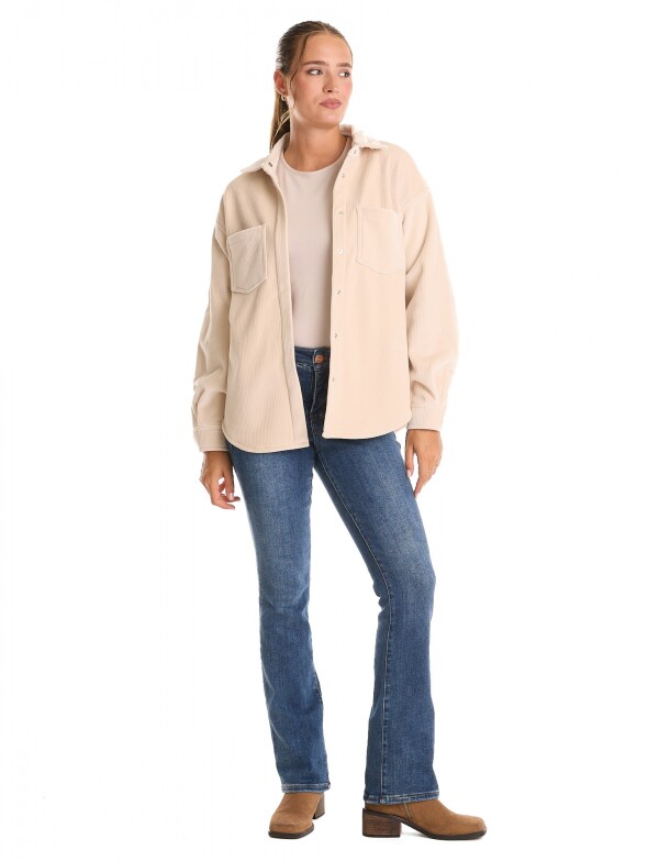 Sobrecamisa Corduroy Soft BEIGE CLARO