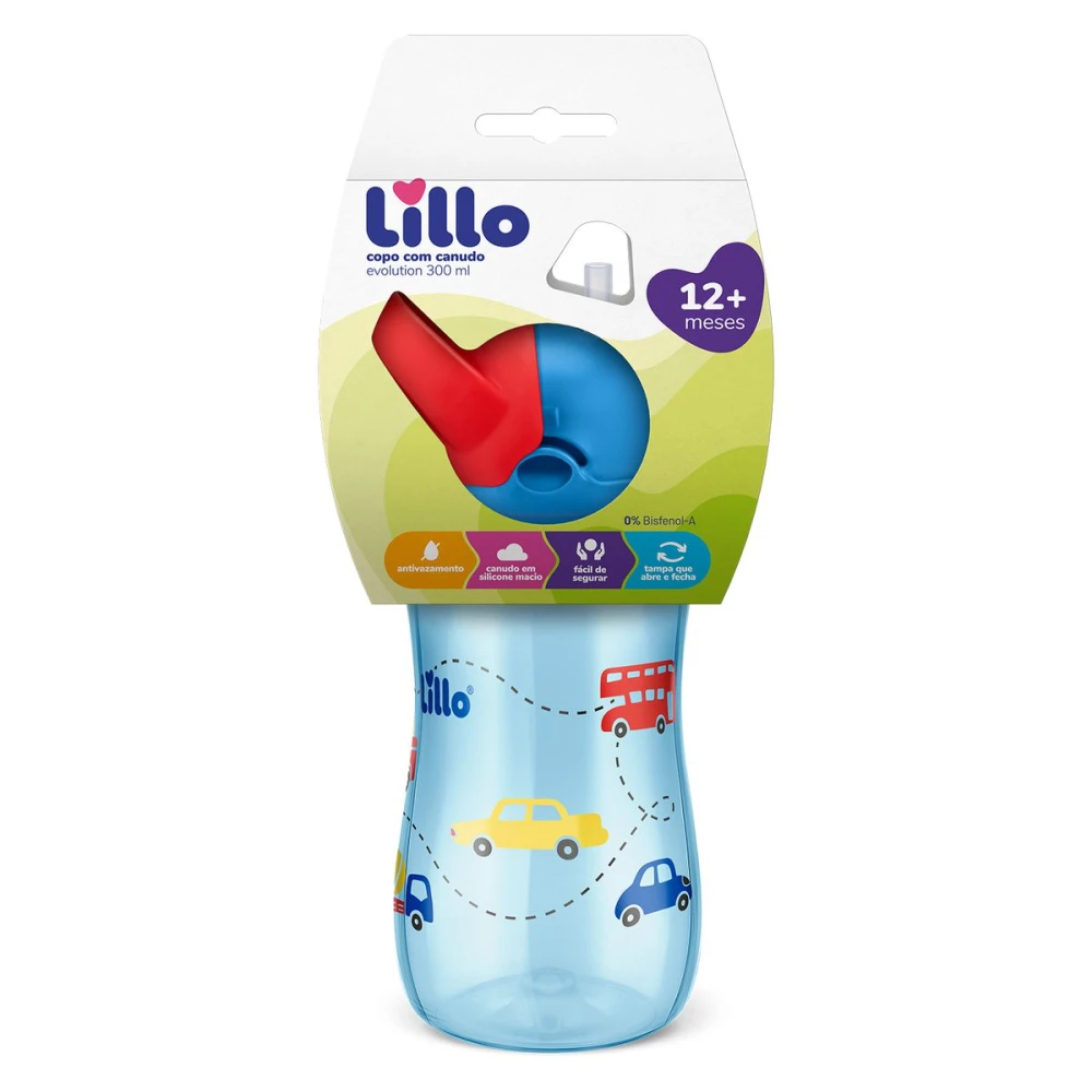 LILLO VASO SILI EVOLU NIÑO UNID 300 ML.