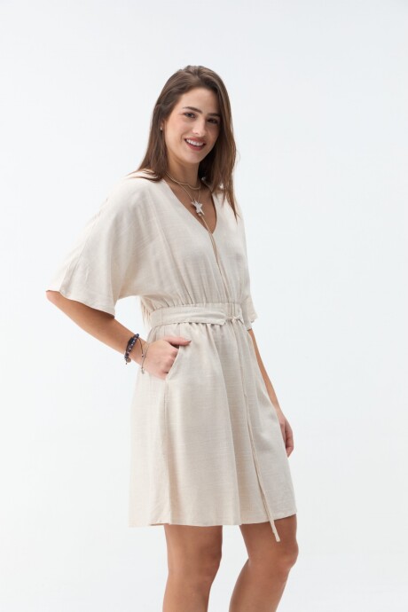 VESTIDO GERANIO Beige