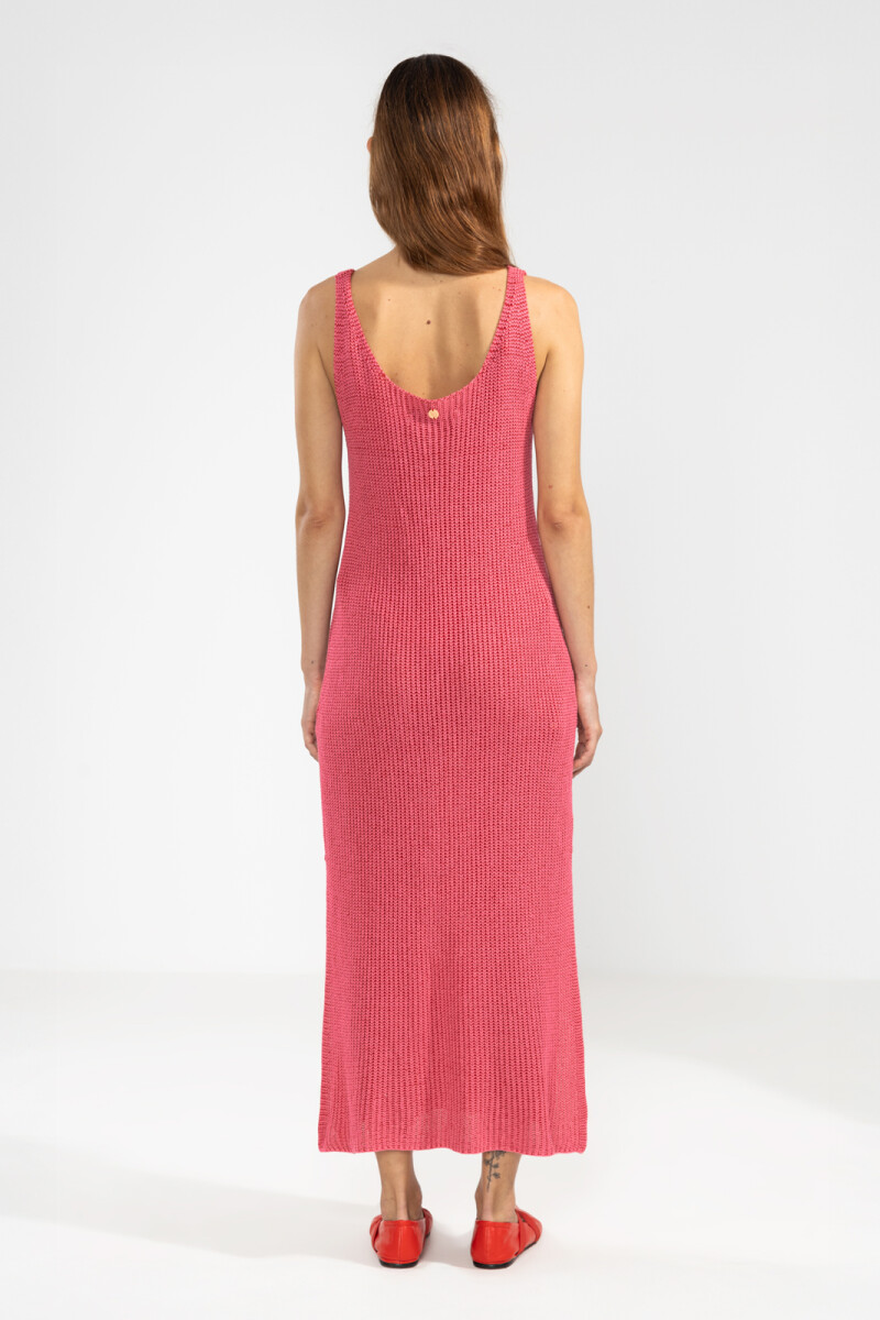 ELI KNIT DRESS Fucsia
