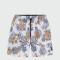 BOSS Black - Short Baño Estampado Blanco