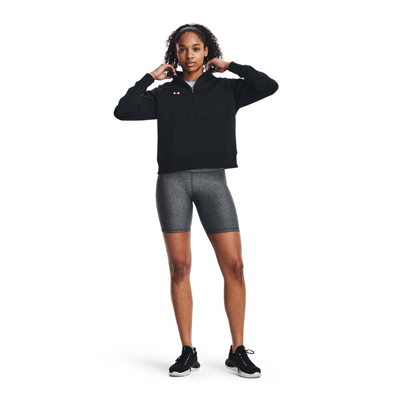 Buzo Under Armour Rival Fleece HZ Mujer 1379492-001 Negro