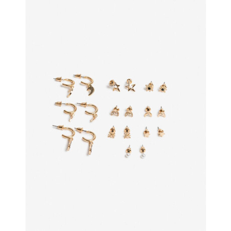 Aros Sets Metal Dorado