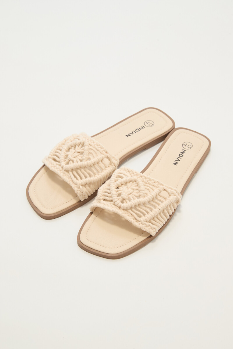 Sandalia Pietre - Crudo / Natural 