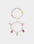 Pulseras Infantiles Con frutas Combinacion Multicolor