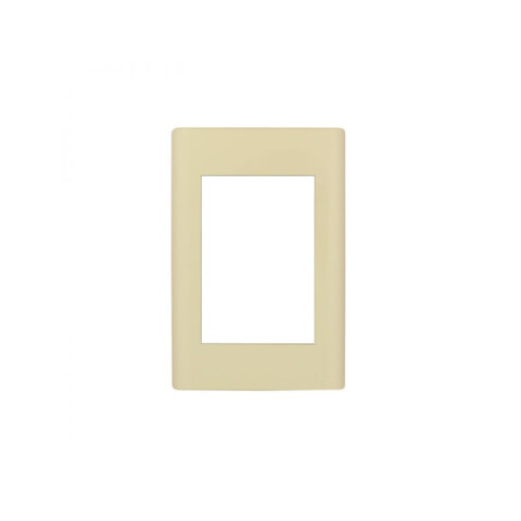 Plaqueta para 3 módulos marfil - Reggio Up M46602UP3