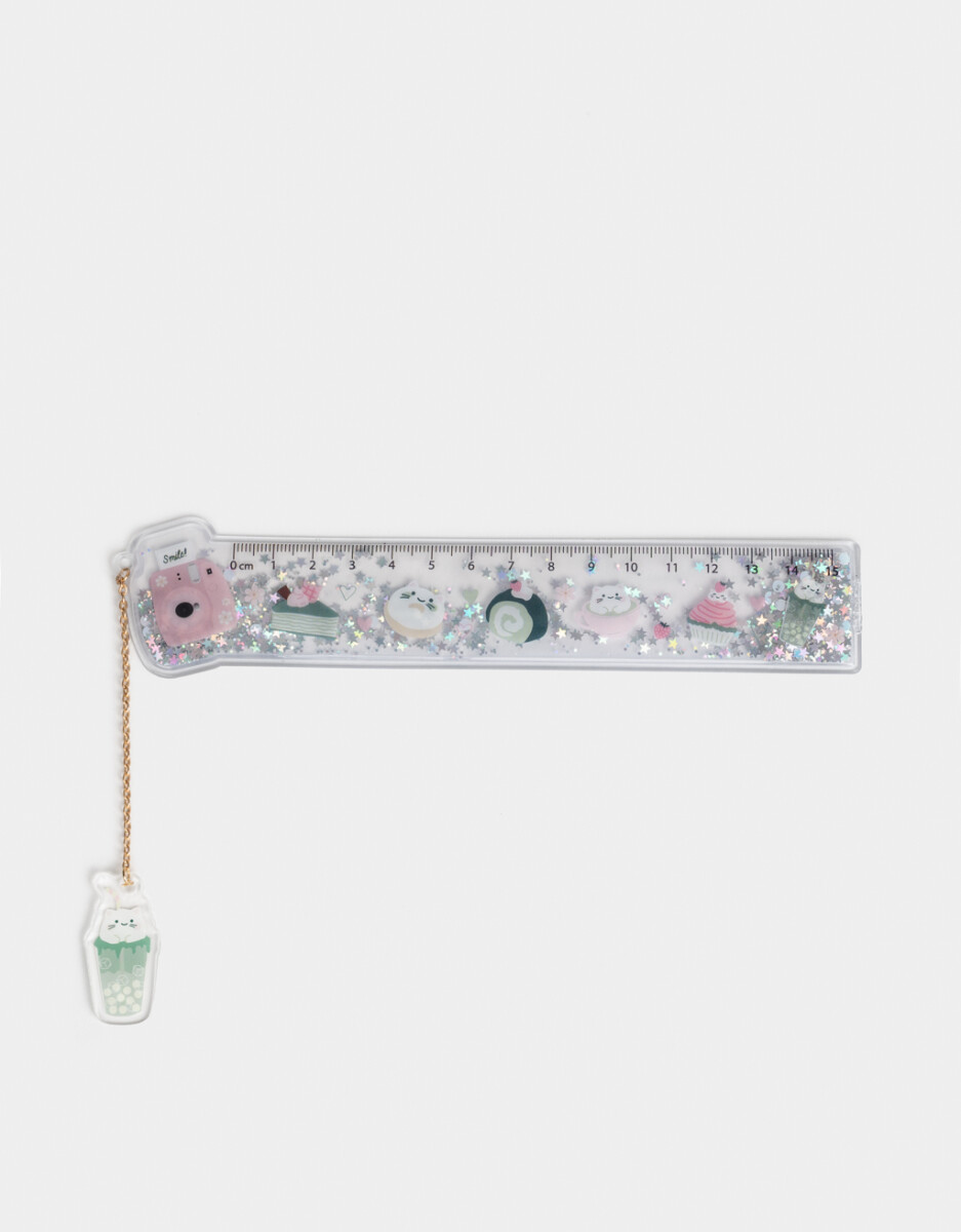 Regla Estampada "matcha Girly" 