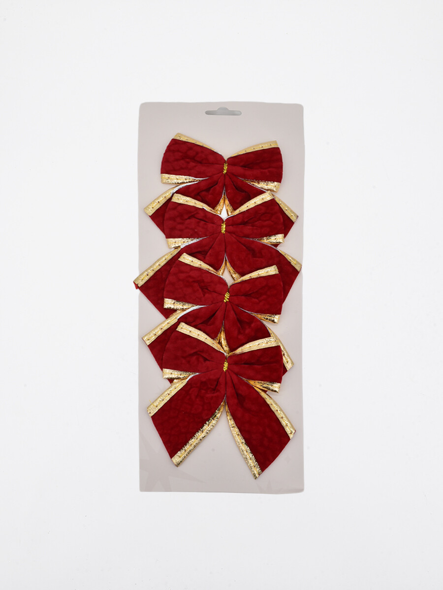 MOÑA VELVET SET X 4 - BORDEAUX 