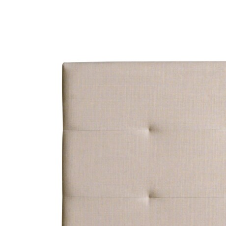 Respaldo Plaza y media tela natural - Beige Respaldo Plaza y media tela natural - Beige