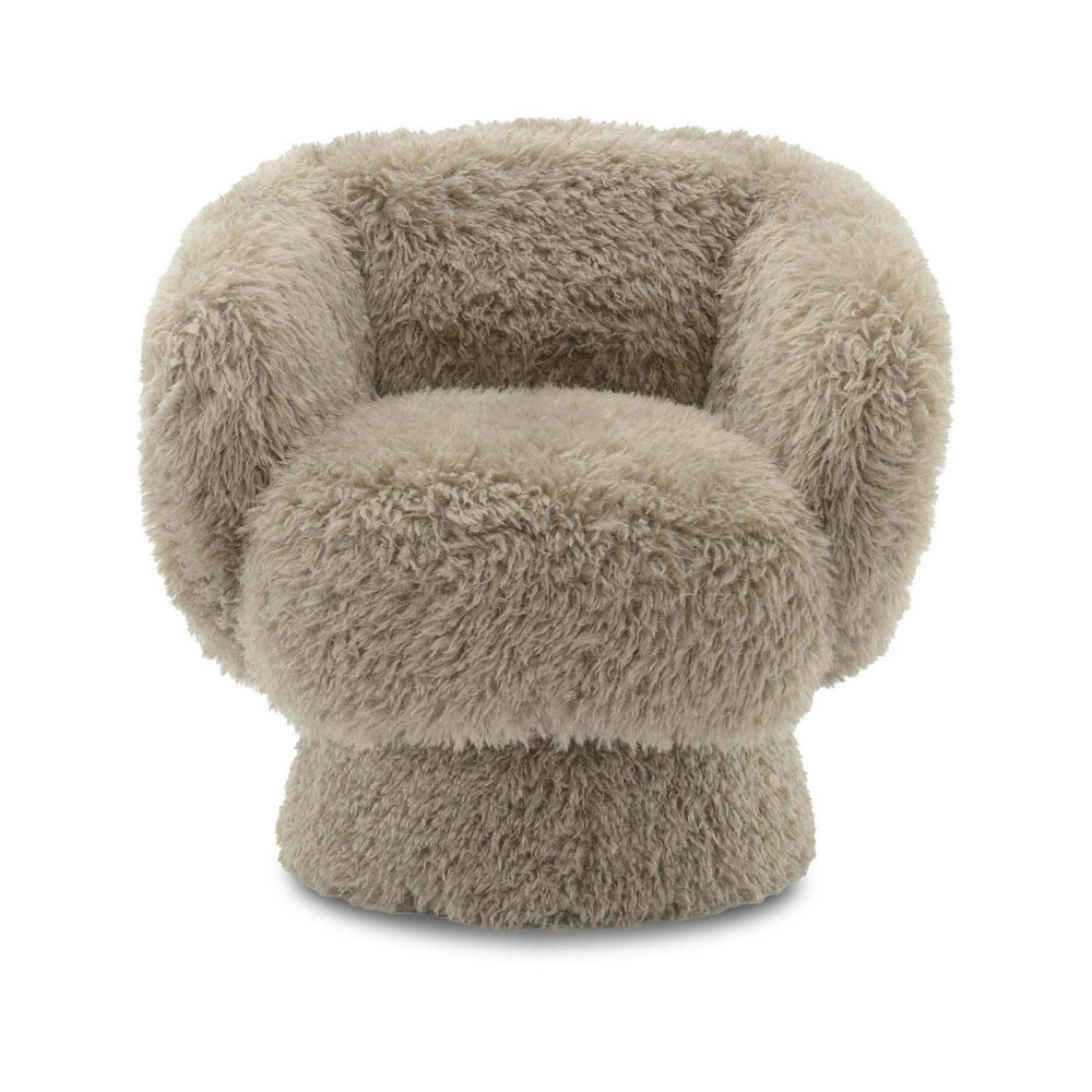 BUTACA TELA-PREMIUM MARRON POODLE TAUPE