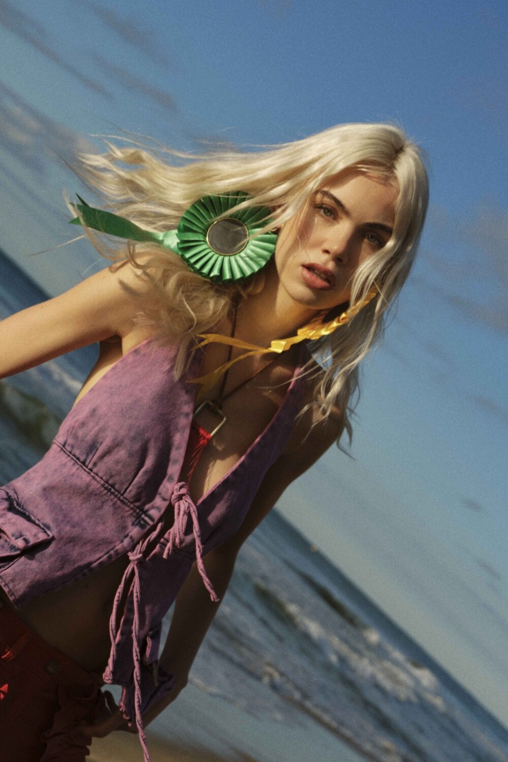 Smoky Pocket Vest Morado