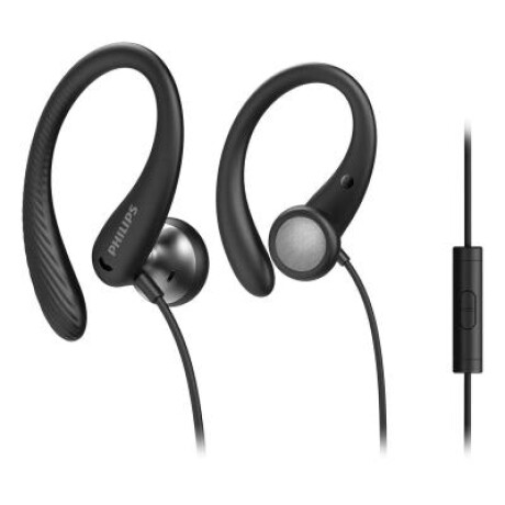 AURICULARES SPORT PHILIPS TAA110 Auriculares Cableados PHILIPS Sport TAA1105BK/00 Con Micrófono - Black