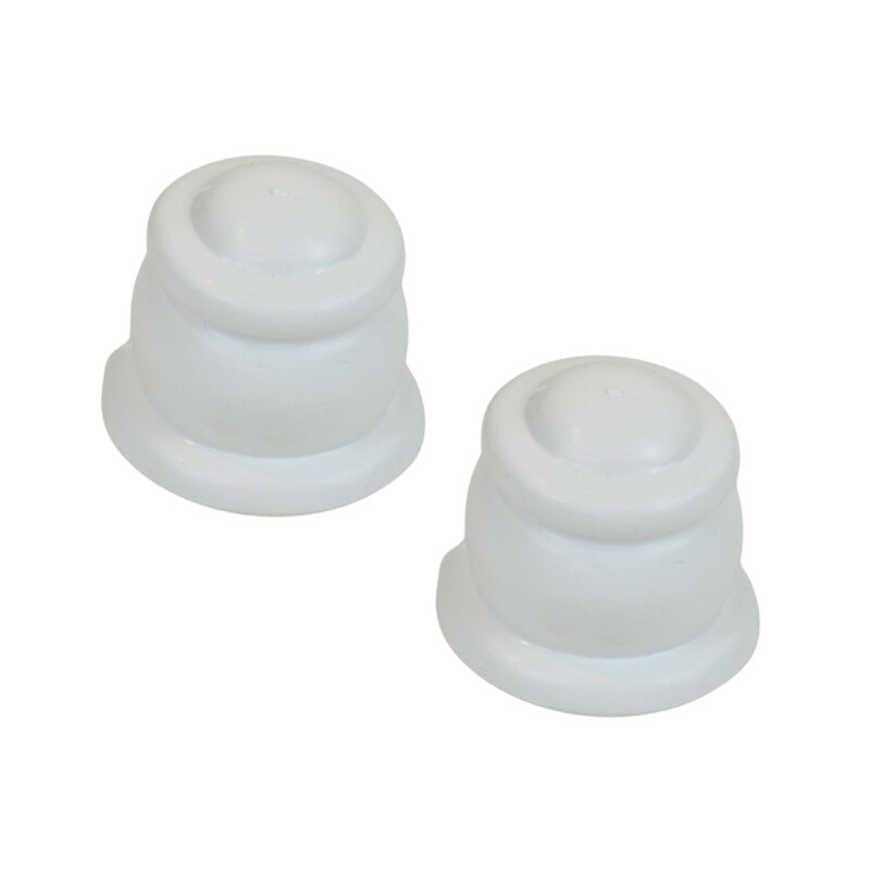 Barrote cortina de metal 1,5 m + 2 Soportes BLANCO