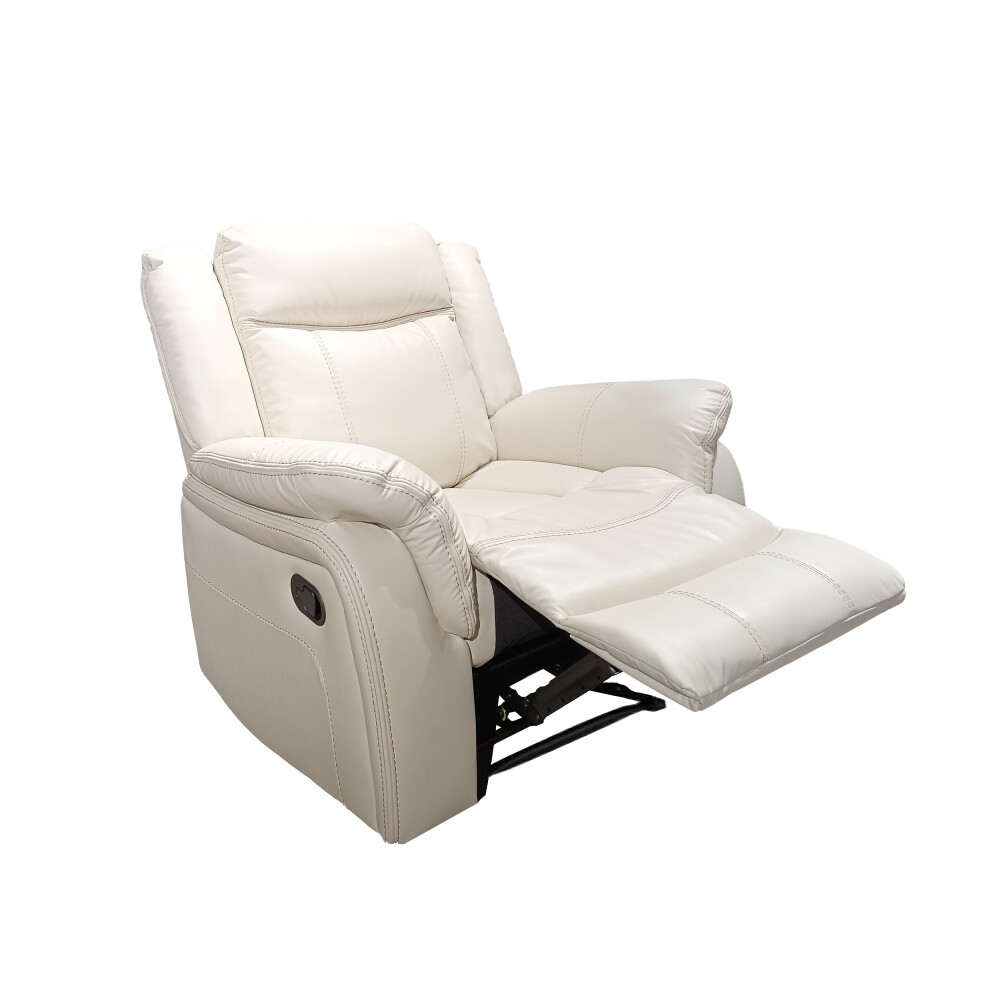 Sofá recliner Royal - 1 cuerpo Crema