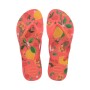 Sandalias Havaianas Slim Summer Bliss Mujer Coral Tropical