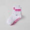 Medias The Powerhouse Quarter Crew Grip Sock Hombre Classic White/pink Crush Str