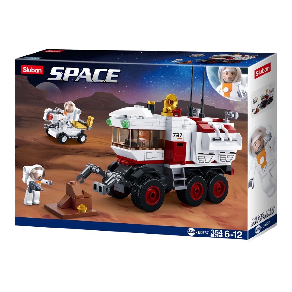 Bloques de Construcción Sluban Explorador a Marte 354Pzs - Blanco 