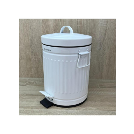 PAPELERA VINTAGE 12L L BLANCO ACERO LJT01-12-2
