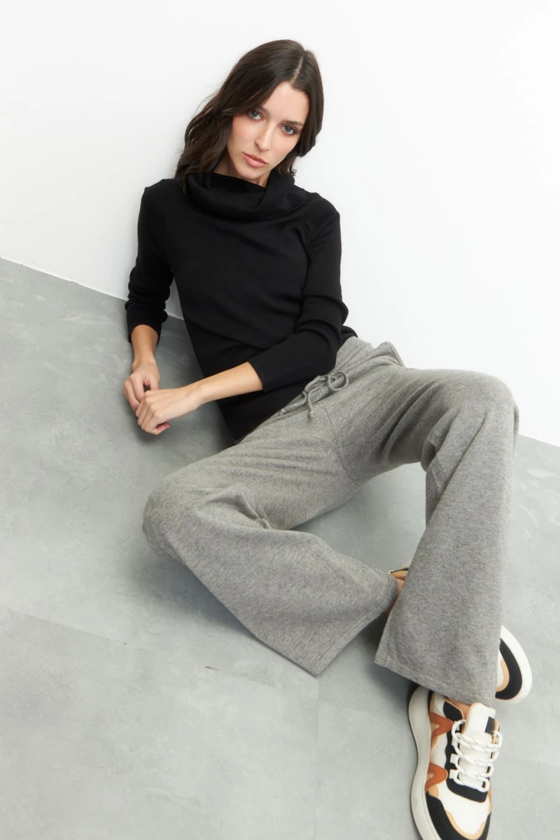 PANTALÓN TEDY Gris Melange