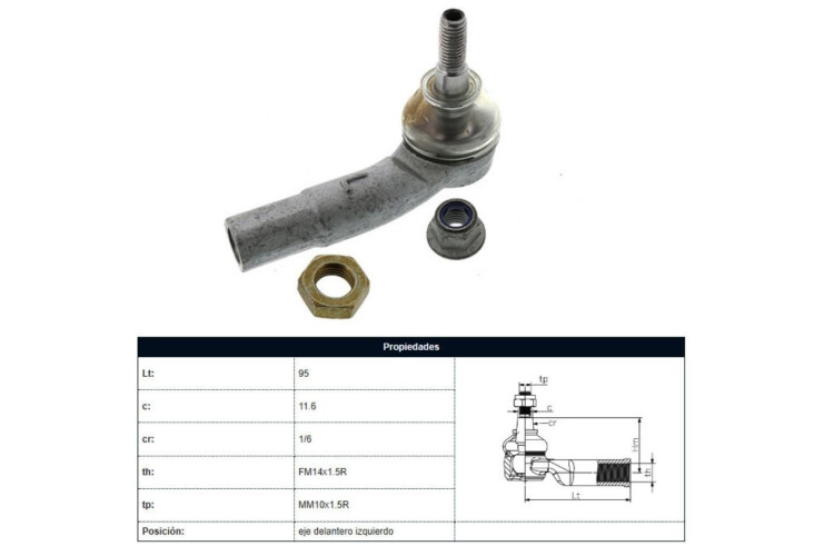 Puntero Ford Fiesta 06-14 Der/Izq Puntero Ford Fiesta 06-14 Der/Izq