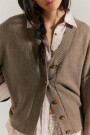 COOL OF THE NIGHT CARDI Marron