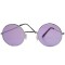 Lentes Lennon de Metal Violeta