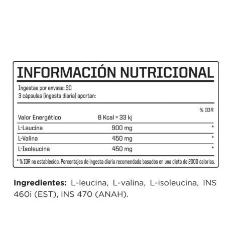 ¡OFERTA IMPERDIBLE! BCAA 2:1:1 90ct ENA ¡OFERTA IMPERDIBLE! BCAA 2:1:1 90ct ENA